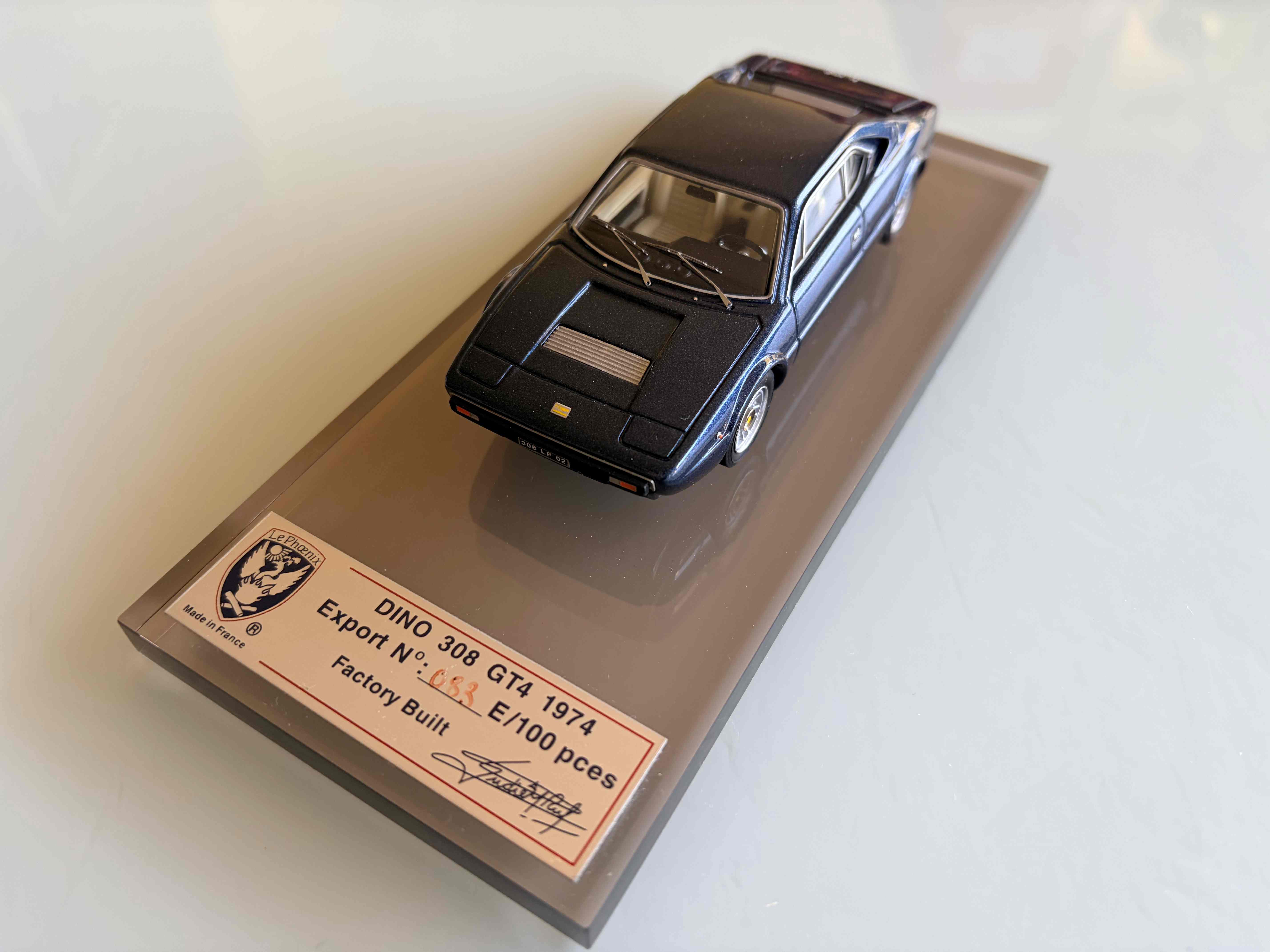 AM Ruf : Ferrari Dino 308 GT4 blue metal